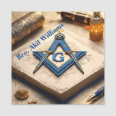 Porte-nom Freemason (Devant)