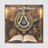 Porte-nom Freemason (Devant)