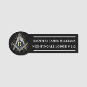Porte-nom Freemason (Devant)