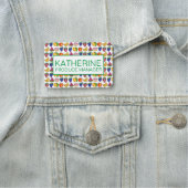 Porte-nom Fruit pastèque citron pomme banane épicerie (En situation)