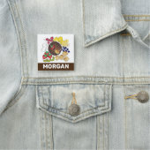 Porte-nom Fruits Fondue Fruit Berries Marshmallow Dessert (En situation)