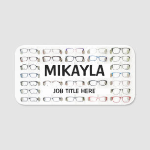 Porte-nom Fun Frames Optician Name Tag