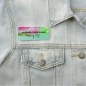 Porte-nom Glam Luxury tendance moderne Artistique profession (En situation)