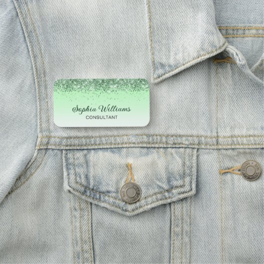 Porte-nom Glitter (En situation)