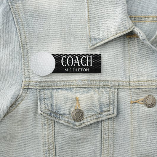 Porte-nom Golf (En situation)