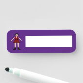 Porte-nom Gothique Halloween Vampire Lady (En situation)