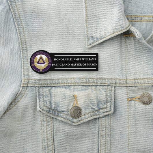 PORTE-NOM GRAND MAÎTRE PASSÉ (En situation)