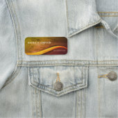 Porte-nom Grunge texturé rétro : Chic professionnel et Décon (En situation)