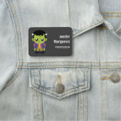 Porte-nom Halloween monstre Frankenstein Green (En situation)