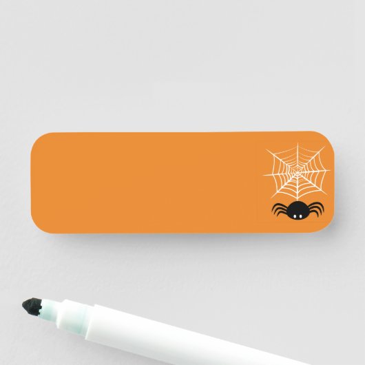 Porte-nom Halloween Spider Web (En situation)
