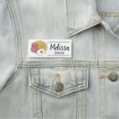 Porte-nom Ham Egg and Chips British Cuisine Pub Cuisine alim (En situation)