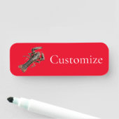 Porte-nom Homard frais du Maine Thunder_Cove (En situation)