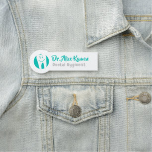 Porte-nom Hygiéniste dentaire Smile Tooth