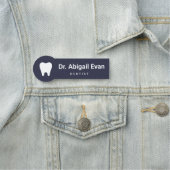 Porte-nom Icône de dent moderne professionnel Orthodontiste (En situation)