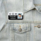 Porte-nom ID d'accréditation de l'entreprise de l'employé ph (En situation)