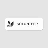 Porte-nom ID du bénévole (Devant)