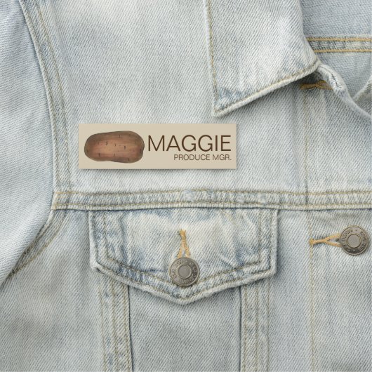 Porte-nom Idaho Russet Potato Spud Farm Épicerie Store (En situation)