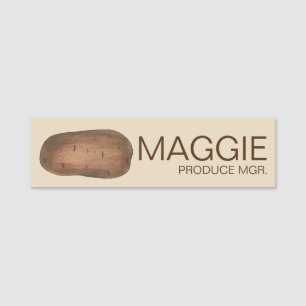 Porte-nom Idaho Russet Potato Spud Farm Épicerie Store
