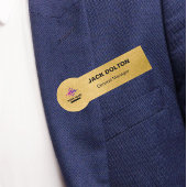 Porte-nom Identification de l'employé sur mesure : Logo Arge