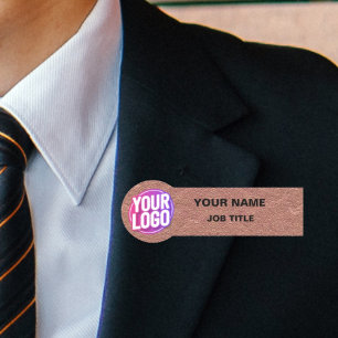 Porte-nom Identité professionnelle : broche de sécurité de l