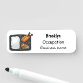 Porte-nom Illustration de Bento (En situation)