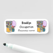 Porte-nom Illustration de dessin de bonbon (En situation)