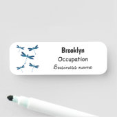 Porte-nom Illustration de dragonfly (En situation)
