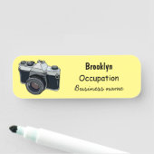 Porte-nom Illustration de la caméra (En situation)