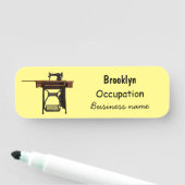 Porte-nom Illustration de la machine à coudre (En situation)