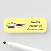 Porte-nom Illustration des jeux de cuisine (En situation)