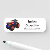 Porte-nom Illustration du tracteur (En situation)