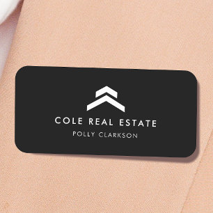 Porte-nom Immobilier Realtor de l'agent de liste noire mod