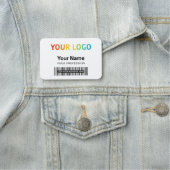 Porte-nom Indicateur de nom de la broche de l'employé ou log (En situation)