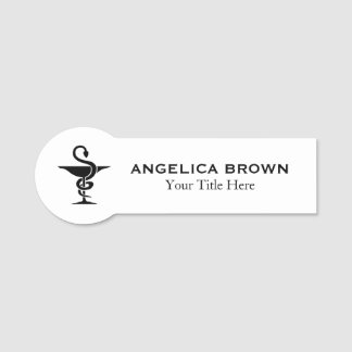 Porte-nom Indicateur de nom du pharmacien