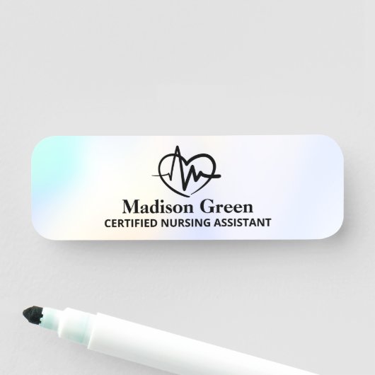 Porte-nom Infirmière AIIC (En situation)
