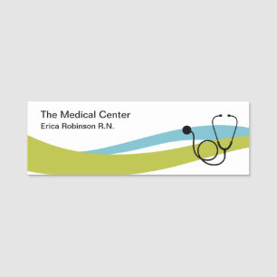 Porte-nom Infirmière Médicale inscrite Nom du personnel Tags