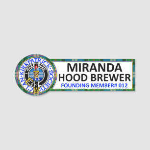 Porte-nom INSIGNE DE NOM CKS pour Miranda