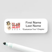 Porte-nom Insigne de nom GLaMalot 2024 (En situation)