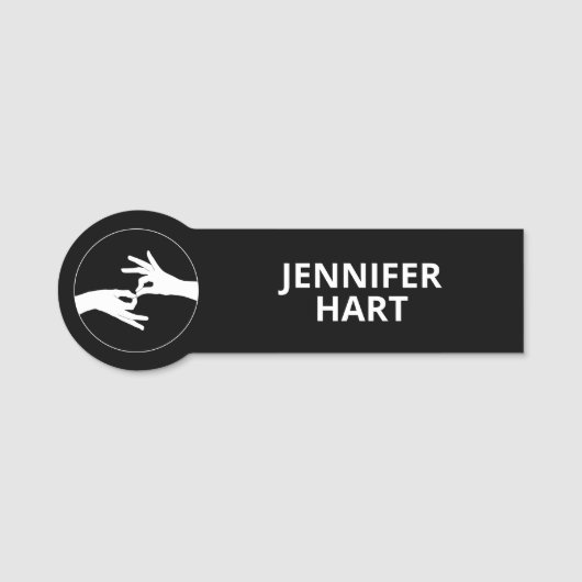 Porte-nom Interprète (Devant)