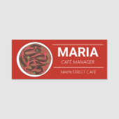 Porte-nom Jamaïcain Brown Stew Chicken Restaurant (Devant)