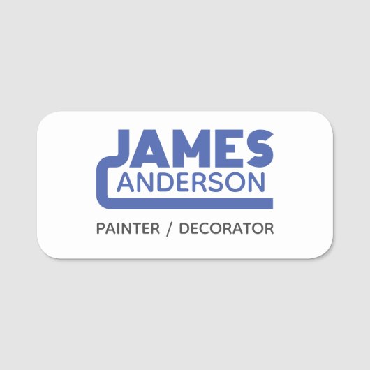 Porte-nom James (Devant)