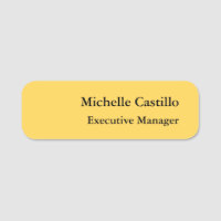 Jaune minimaliste professionnel moderne