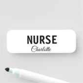 Porte-nom Je suis infirmière médecin expert ajouter votre no (En situation)