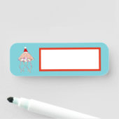 Porte-nom Jellyfish de Noël (En situation)