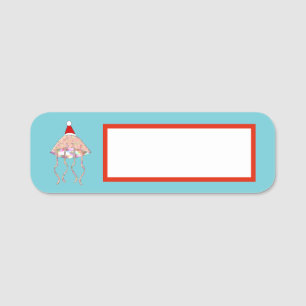 Porte-nom Jellyfish de Noël