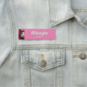 Porte-nom Joli Peeking Kitty Vet (En situation)