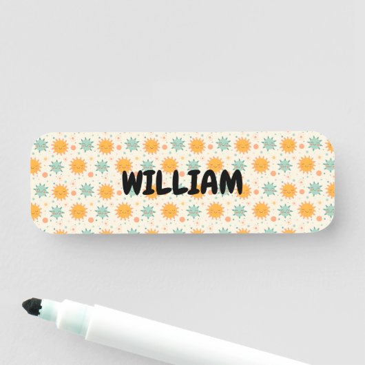 Porte-nom Jouer Boho Sun (En situation)