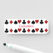 Porte-nom Jouer des combinaisons de carte Thunder_Cove (En situation)