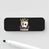 Porte-nom Joueur du Texas Holdem (En situation)