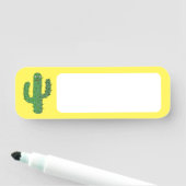Porte-nom Jour des morts heureux Cactus (En situation)